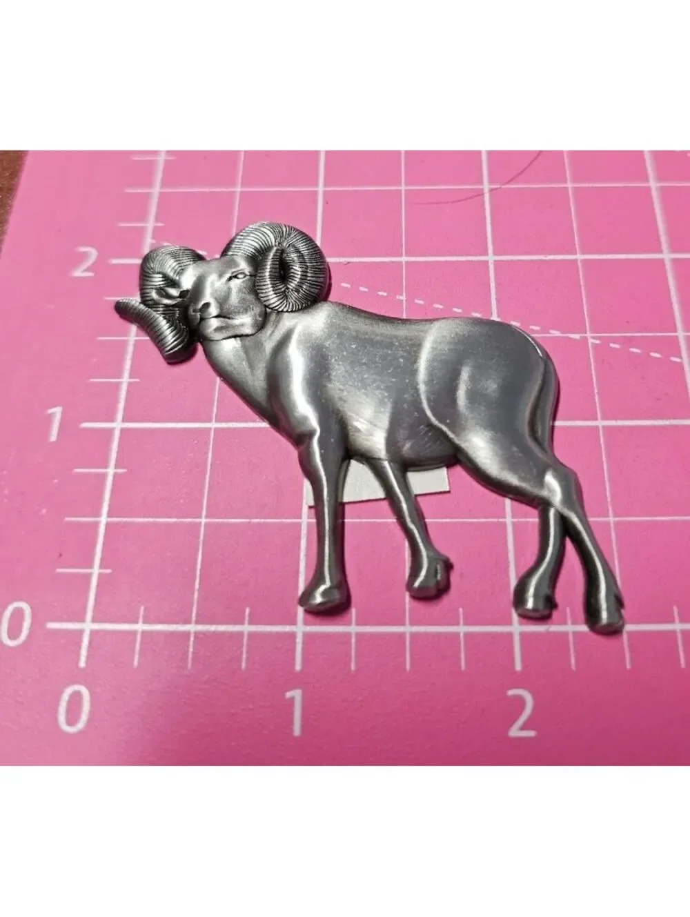 Grand Canyon National Park Bighorn Sheep Magnet • Metal Souvenir Ram Figurine